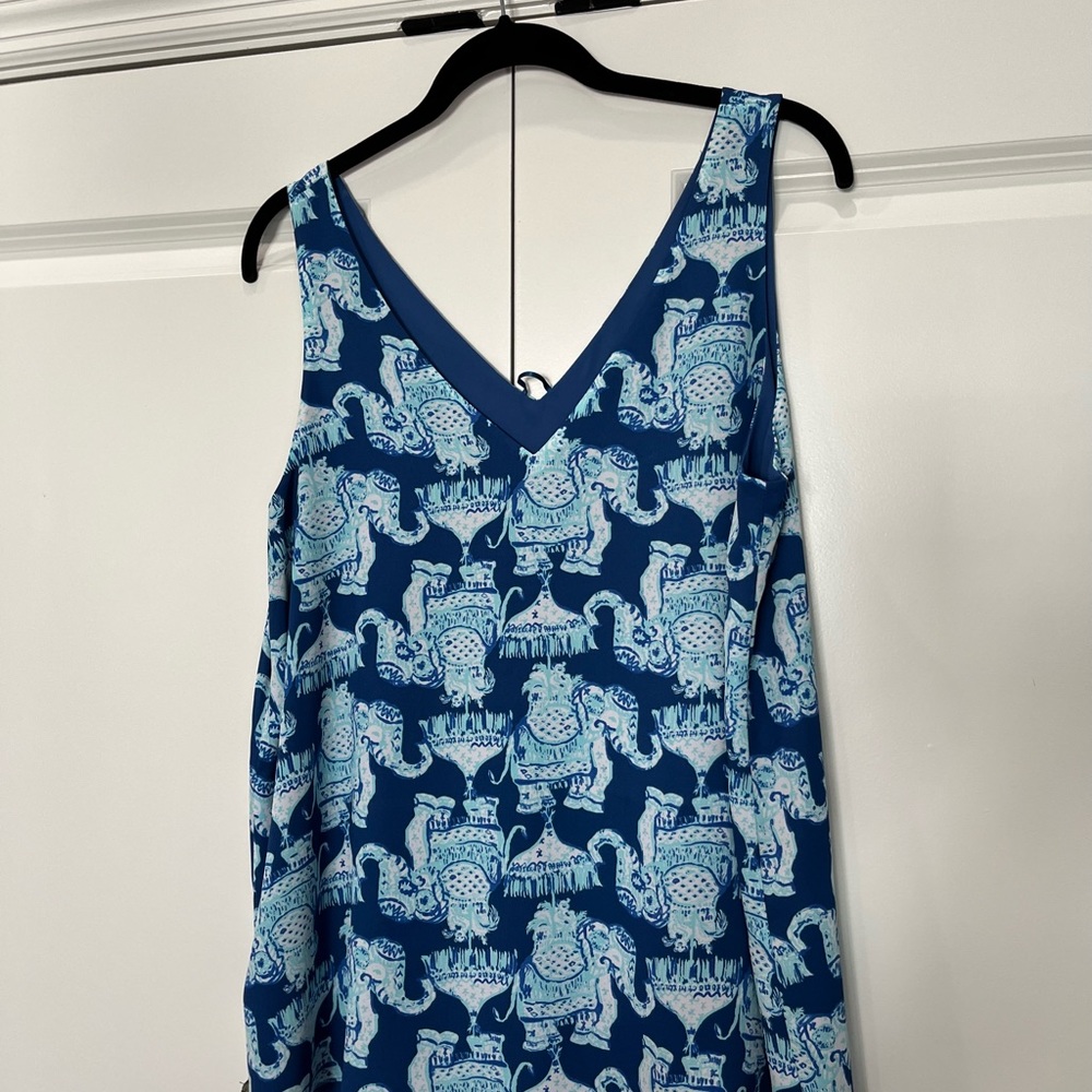 Lilly Pulitzer Florin Reversible Elephant Resort Ware Tank